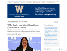 Tablet Screenshot of cooleylawschoolblog.com